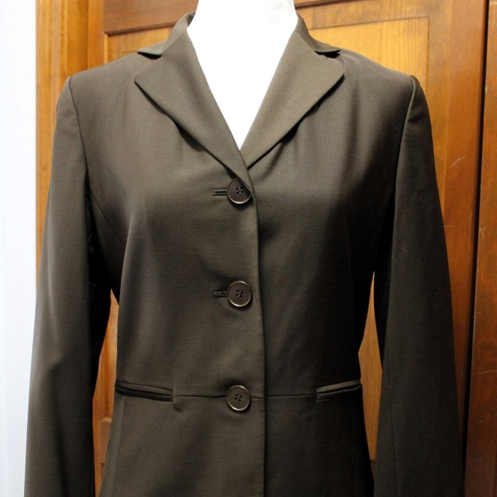 Brown Blazer, 3 Button Front, Talbots - image 1